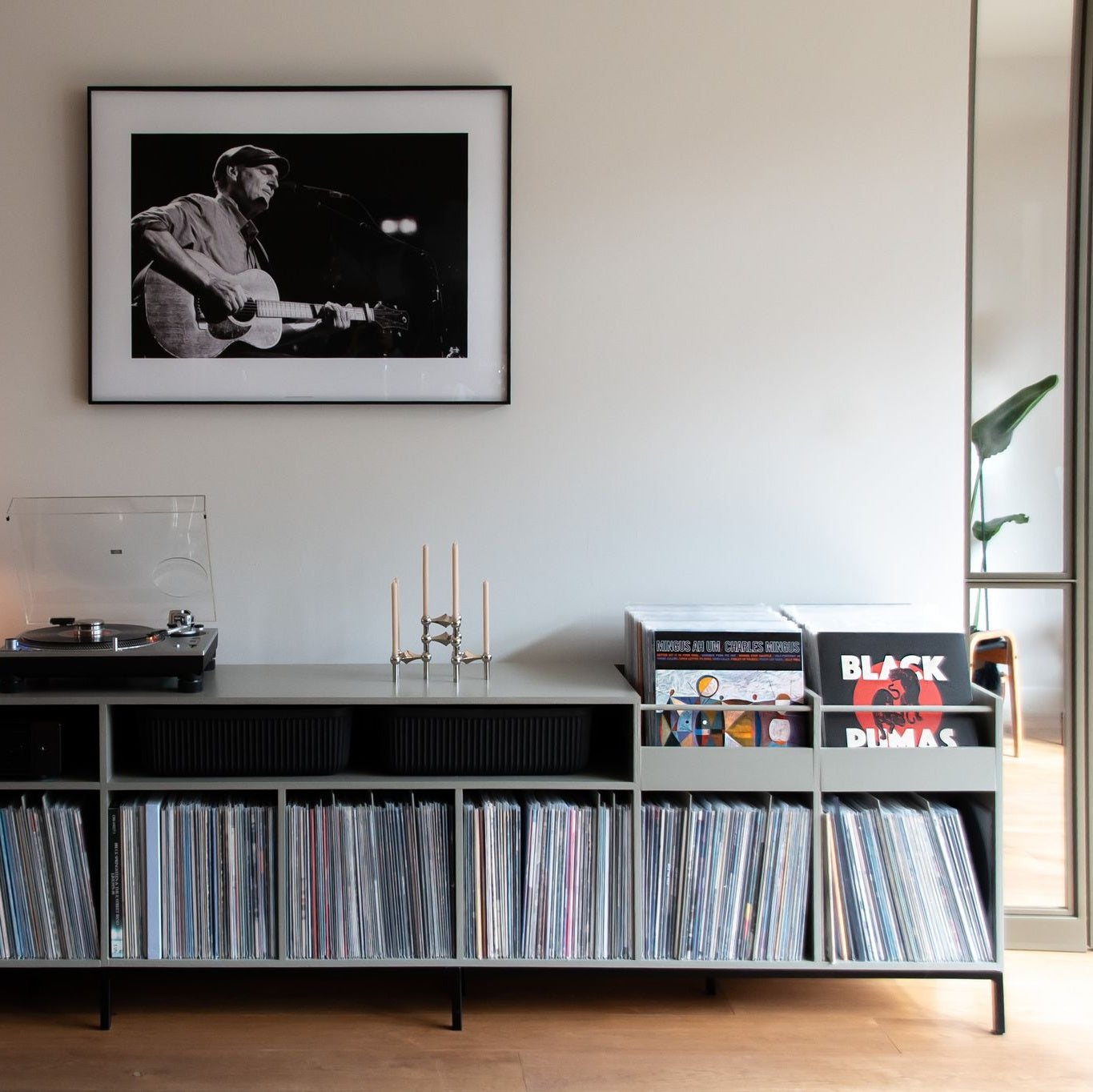 Custom cutting plan for a DIY record cabinet