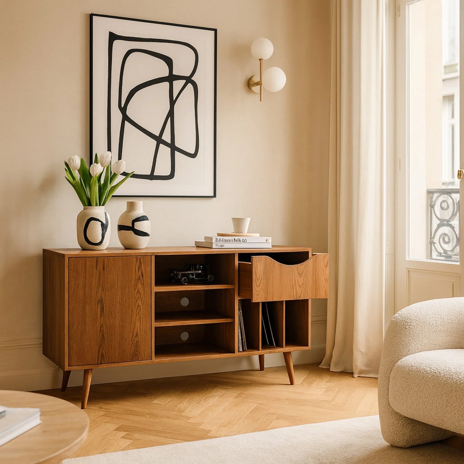 KRON VINYL Record Sideboard